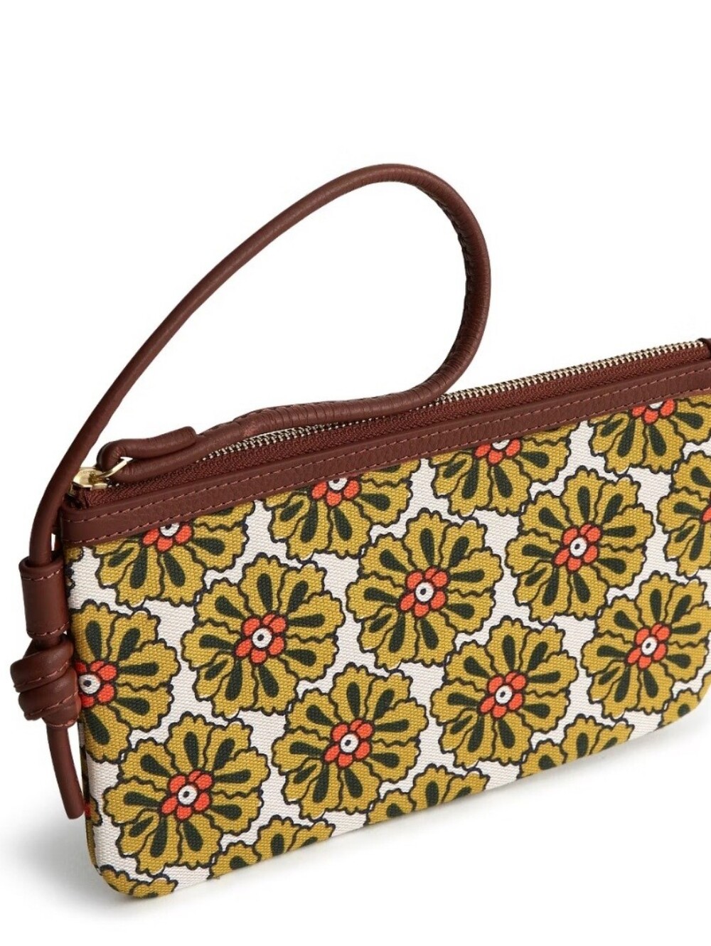NWT Vera Bradley Women's Oxford Canvas Knotted Wristlet Pinwheels